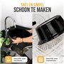 Strex Mijoteuse 6,5 l - Casserole amovible en céramique - Fonction maintien au chaud - mijoteuse - Noir