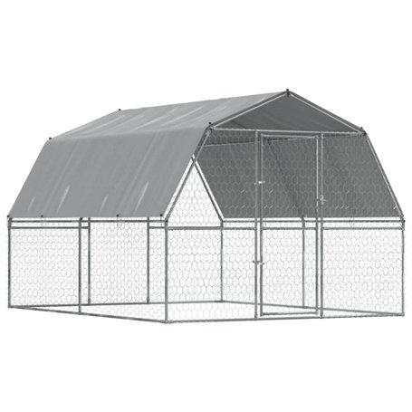 vidaXL Cage pour Chiens avec Toit et Porte