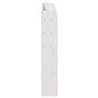 vidaXL Tête de lit avec étagères Blanc 90 cm Bois Massif de pin, tête de lit en Bois, tête de lit avec Rangement, tête de lit su