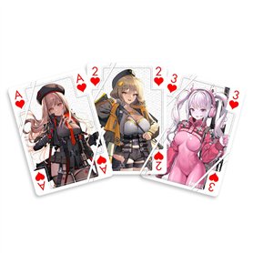 SAKAMI Nikke Goddess of Victory 52 cartes à jouer – Jeu de cartes de poker – Original & sous licence