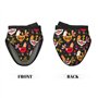 1 paire de gants de cuisine en silicone avec motif coq et poules