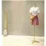MUZIT Mannequins de Couture for Femme avec Base en métal, présentoir for t-Shirts, Robes de mariée et vêtements for Femme, Haute