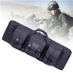 kubeier Housse de Transport pour 2 Fusils à Air 95/105/118/140 cm Sac de Transport pour Pistolet Airsoft Sniper Fusil De Chasse