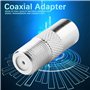 Pack de 5 F femelle à PAL mâle 9 , 5 mm TV satellite connecteur d'antenne coaxiale RF extension de câble en cuivre professionnel