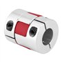 Oumefar 1 pièces arbre de couplage prune Flexible CNC coupleur d'arbre prune Joint universel connecteur de moteur rotatif(12mm 1