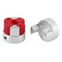 Oumefar 1 pièces arbre de couplage prune Flexible CNC coupleur d'arbre prune Joint universel connecteur de moteur rotatif(12mm 1