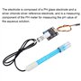 Elprico Module de capteur de pH, Module de capteur de pH numérique + sonde de pH capteur de Code de Test d'électrode Composite
