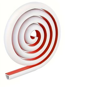 Couvercle De Conduit De Câble Auto Adhésif De 300Cm Organisateur De Fil Blanc Cordon Flexible 15mmX10mm Goulotte Semi Circulaire