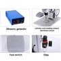 DOJOEUU Soudeuse par Points par ultrasons, Machine de soudage par Points 1200 W 35 kHz avec pédale, réglage du Temps, électrovan