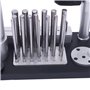 AXGCAA Machine à cintrer Les Anneaux, tréfileuse Manuelle en Acier Inoxydable avec 20 mandrins de 2,5 mm à 12 mm, kit d'outils p