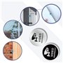 Lot de 2 Panneaux de Vidéosurveillance Petits Autocollants, Pictogramme Vidéosurveillance, Panneau Camera Surveillance AdhéSif,A