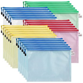 30PCS A4 Pochette Document Dossier PVC