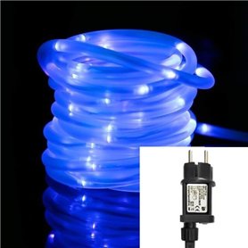 Tuyau lumineux - 10 mètres - 230 V - Avec prise - Bleu