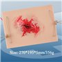 Kit de simulation de plaie, kit de pansement et d'entraînement, exercices de suture for le contrôle des saignements, kit de form