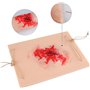 Kit de simulation de plaie, kit de pansement et d'entraînement, exercices de suture for le contrôle des saignements, kit de form