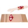 Kit de simulation de plaie, modèle de formation au conditionnement des plaies for fracture ouverte du tibia, modèle de traumatis