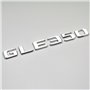 GLE350 Lettre emblème badge numéro de coffre pour badge de bagage Argenté chromé