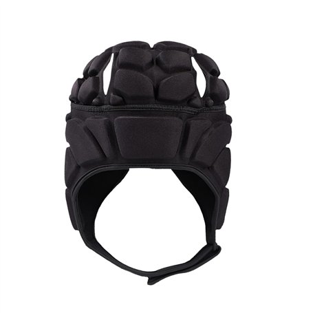 Casque de football professionnel rembourré doux et rembourré avec sangle de menton pour jeunes adultes