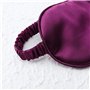 IYOU Masque de sommeil en soie de mûrier - Violet - Masque de nuit en soie de mûrier - Couverture des yeux avec bouchons d'oreil