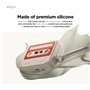 elago Coque Cassette Compatible avec l'étui AirPods 4 - Mousqueton Inclus, Compatible avec la Charge sans Fil, Résistant Aux Cho