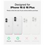 iPhone 16 Verre Trempé [2 Pack] 9H Dureté Camera Lens Protection Anti-Rayures Aucune In