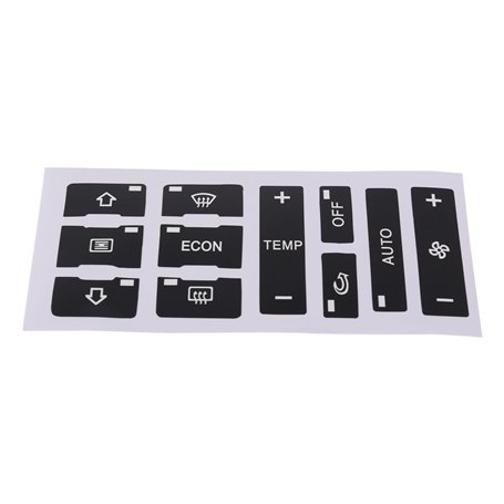 Compatible avec Audi A2/A3 8L A/C AS/TP Audi A4 B6 B7 Kit de réparation de boutons Fix autocollants de voiture Autocollant de ré