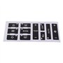 Compatible avec Audi A2/A3 8L A/C AS/TP Audi A4 B6 B7 Kit de réparation de boutons Fix autocollants de voiture Autocollant de ré