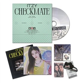 ITZY - [CHECKMATE SPECIAL EDITION] (B Ver.) Photobook + CD-R + Photocard + Special Tag + Sneakers Sticker + Postcard + Seal Stic