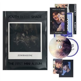 Zerobaseone - 1st Mini ALBUM [YOUTH IN THE SHADE] (YOUTH Ver.)Artbook +CD-R & Envelope +Selfie Photocard +Photo Frame Set +Layer