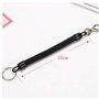 Ressort hélicoïdal Keychain en spirale rétractable theftproof anti-perte extensible cordon de sécurité porte-clés en métal pour 