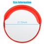 Miroir de signalisation Flexible Convexe - Miroir de sécurité de Circulation Convexe pour allées, entrepôts, garages et Bureaux 