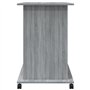 AJJHUUKI Mobilier d'extérieur Bureau informatique Gris Sonoma 80 x 50 x 75 cm