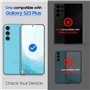 Whitestone Dome EZ Lot de 3 films protecteurs d'écran en verre trempé pour Galaxy S23 Plus avec outil d'installation facile