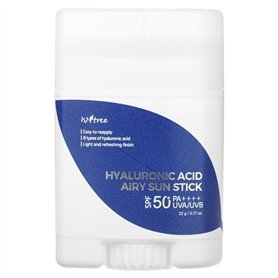 ISNTREE Hyaluronic Acid Airy Sun Stick - crème solaire idéale pour les déplacements avec SPF 50+