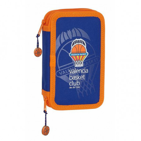 Pochette crayons Double Valencia Basket Bleu Orange (28 pcs) 27,99 €