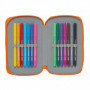 Pochette crayons Double Valencia Basket Bleu Orange (28 pcs) 27,99 €