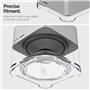 Spigen LD202 Support de Bureau pour Mac Studio (2025-2022) avec Filtre à air intégré, Accessoire pour Garder Le Mac Studio Propr