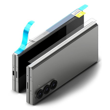 Ringke Protecteur d'écran Charnière Compatible avec Samsung Galaxy Z Fold 6 / Z Fold 5 / Z Fold 4 [Hinge Dual Easy Film] [2 Pack