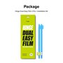 Ringke Protecteur d'écran Charnière Compatible avec Samsung Galaxy Z Fold 6 / Z Fold 5 / Z Fold 4 [Hinge Dual Easy Film] [2 Pack