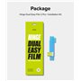Ringke Protecteur d'écran Charnière Compatible avec Samsung Galaxy Z Flip 6 / Z Flip 5 / Z Flip 4 [Hinge Dual Easy Film] [2 Pack