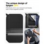 Spigen Life Klasden Pochette pour Passeport avec Blocage RFID et pin pour Carte SIM Organisateur de Voyage pour la Famille Poche
