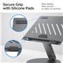 Spigen ArcDock Support Ordinateur Portable avec Hub 6-en-1, [Câble inclus] USB-C & A 3.0, PD, HDMI 4K60Hz, Support PC Portable a