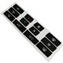 Autocollant de voiture Compatible Avec BMW Pour X3 E83 2003-2010 Bouton Contrôle Climatique Autocollants Superposition Bouton Ki