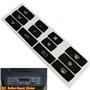 Autocollant de voiture Compatible Avec BMW Pour X3 E83 2003-2010 Bouton Contrôle Climatique Autocollants Superposition Bouton Ki