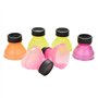6pcs / Set Réutilisable Snap on Cannette Bouteille De Bière Caps Distributeur D' Couvercle De Protection Caches Soda Saver Cap p