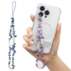 CTDMJ Lot de 2 chaînes universelles anti-perte de style bohème pour téléphone portable - Pour téléphone portable - Avec dégradé