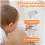 Verrouillage de tiroir pour bébé - Sécurité enfant - Verrou de placard - 4 Serrures + 1 Clé auto-Adhésive - Serrure Invisible po