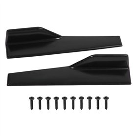 2 pièces Jupes latérales à Bascule s'adapte aux véhicules universels Noir extérieur côté extérieur Ligne inférieure Extensions P