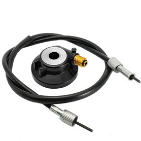 Engrenage d'entraînement de Compteur de Vitesse 12mm avec 100cm/39.4in câble GY6 pièces de Scooter+Cable Compteur câble Universe
