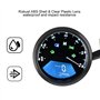 Odomètre de moto à jauge numérique, compteur de vitesse de moto numérique multifonctionnel, pour le remplacement de toutes les m